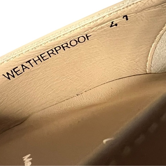 🌻NEW Ron White Lizbeth Bone Color Patent Leather Waterproof Italian Heel size 10 - Picture 9 of 12